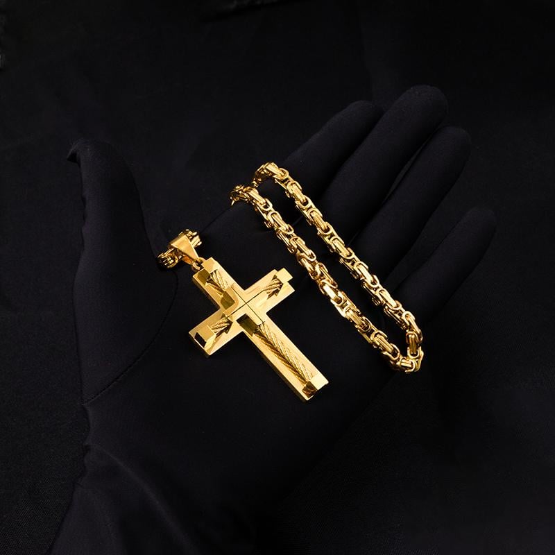 Brave Cross Necklace | Premium Stainless Steel 6