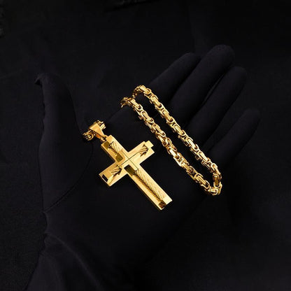 Brave Cross Necklace | Premium Stainless Steel 6