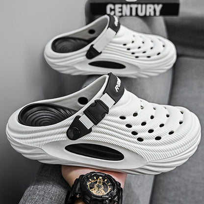 Breeze Men's Slides Sandals | Breathable EVA, Non-Slip Outsole 7
