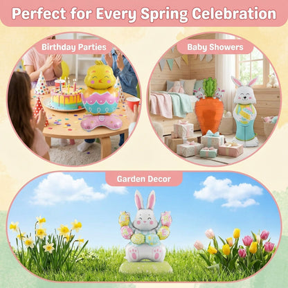Breezy Bunny Balloon | Giant 3D Self-Supporting Decoration 3