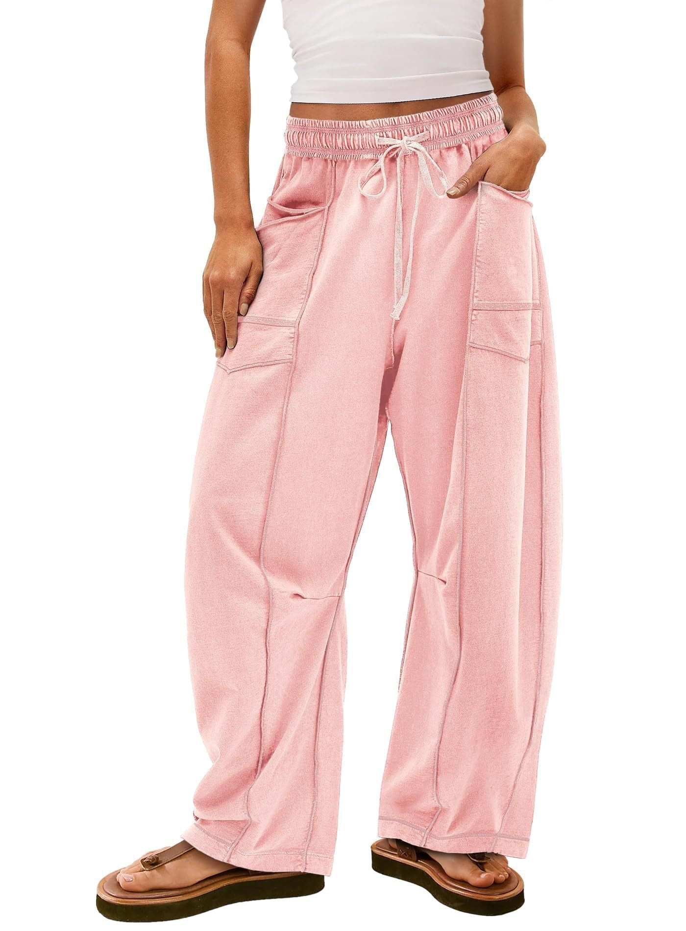 Breezy Wide Leg Pants | Comfortable Fit, Adjustable Drawstring 2