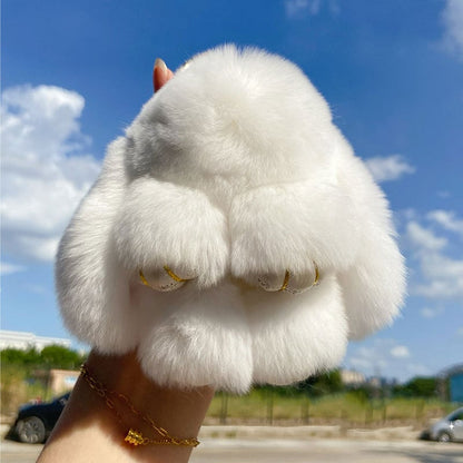 Bunny Charm Keychain | Ultra-Soft Faux Fur, Cute Design 29