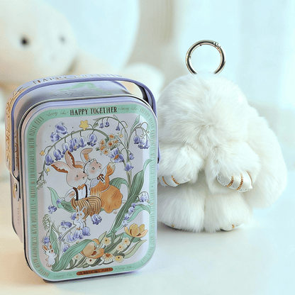 Bunny Charm Keychain | Ultra-Soft Faux Fur, Cute Design 31