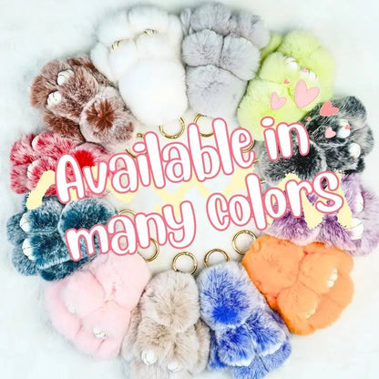 Bunny Charm Keychain | Ultra-Soft Faux Fur, Cute Design 4