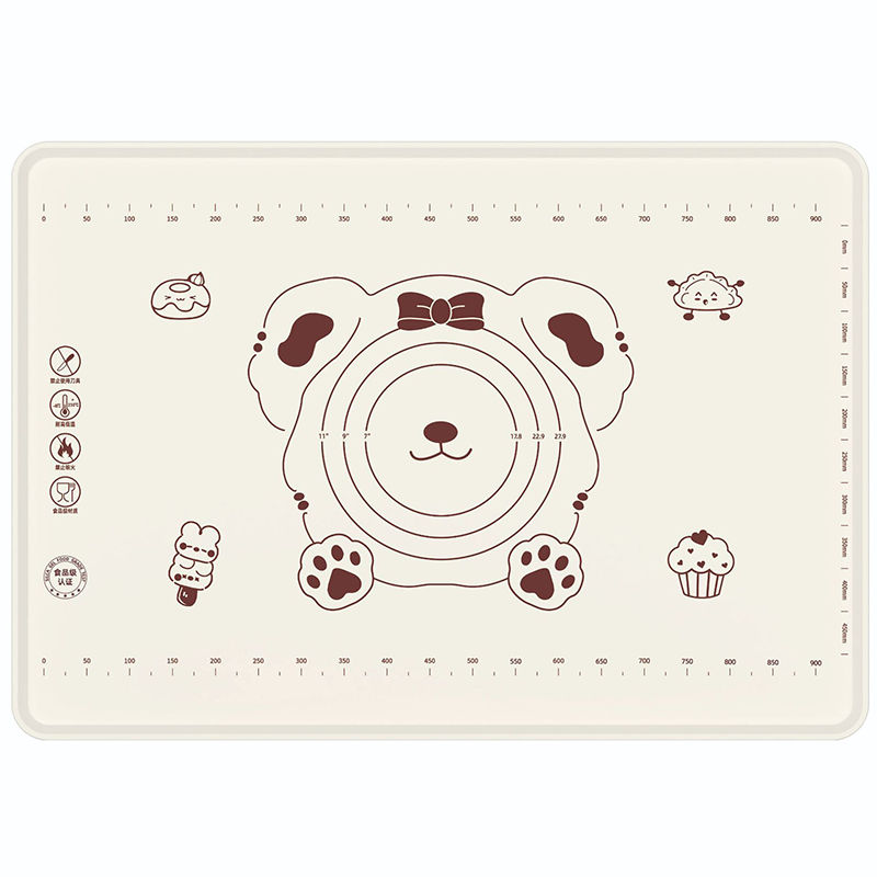 Bunny Silicone Baking Mat | Non-Stick with Measurement Guides, Rabbit Pattern 11