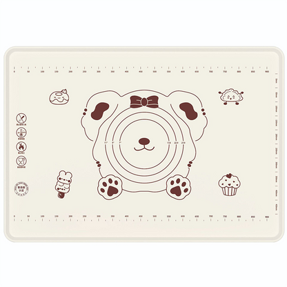 Bunny Silicone Baking Mat | Non-Stick with Measurement Guides, Rabbit Pattern 11