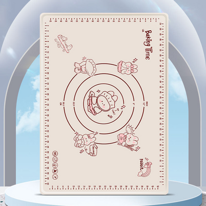 Bunny Silicone Baking Mat | Non-Stick with Measurement Guides, Rabbit Pattern 7