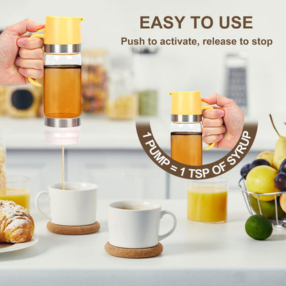 Buzz Honey Dispenser | No-Drip Glass, Ergonomic Design 2
