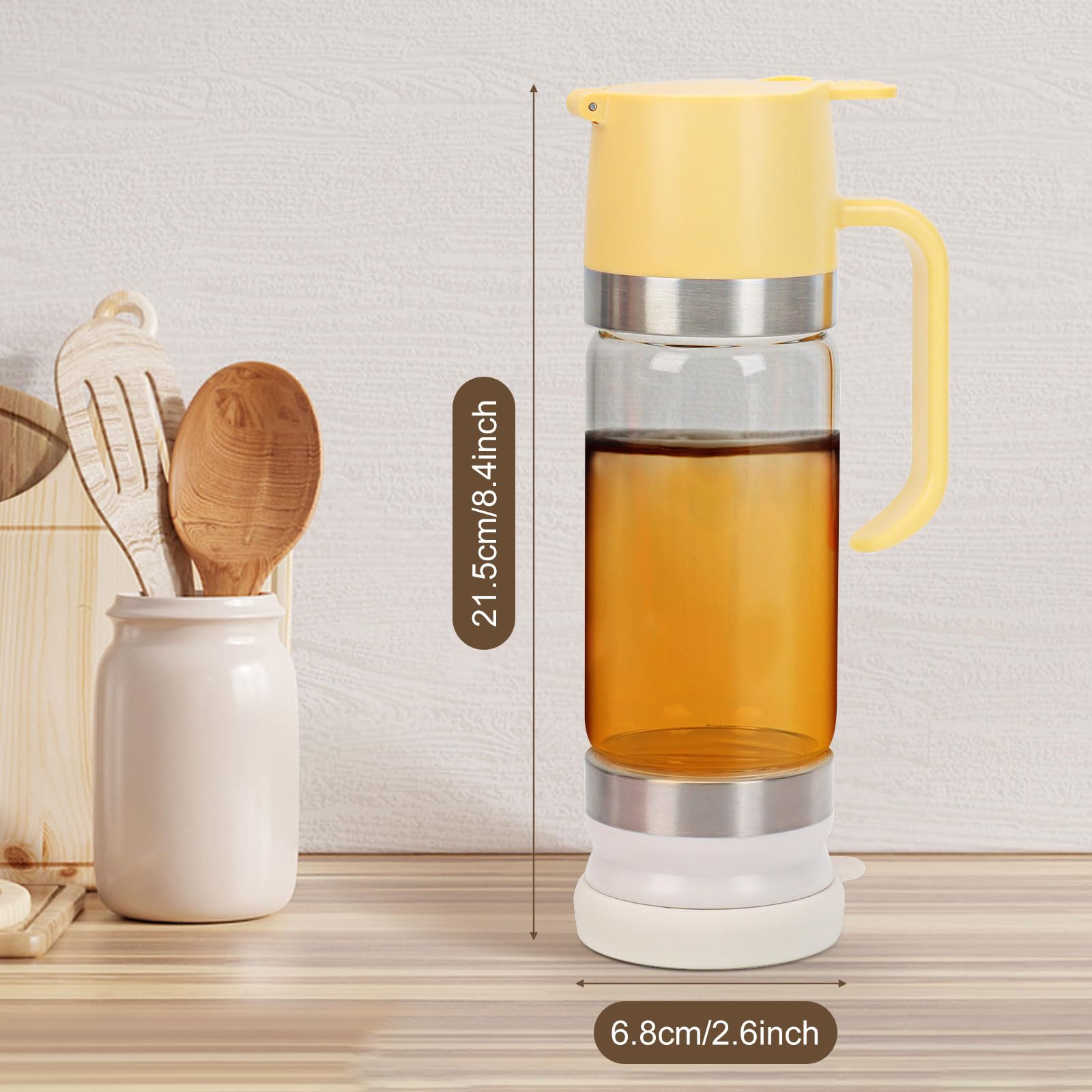Buzz Honey Dispenser | No-Drip Glass, Ergonomic Design 3