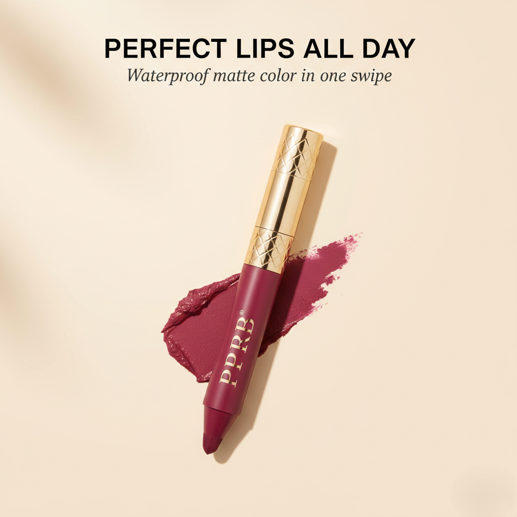 Carmelle Lip Duo | Waterproof Matte Lipstick & Lip Liner 1