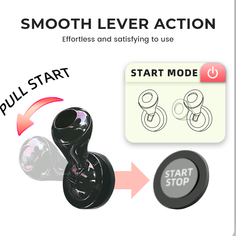 Caro One-Button Start Lever | Ergonomic Grip, Durable Alloy 3