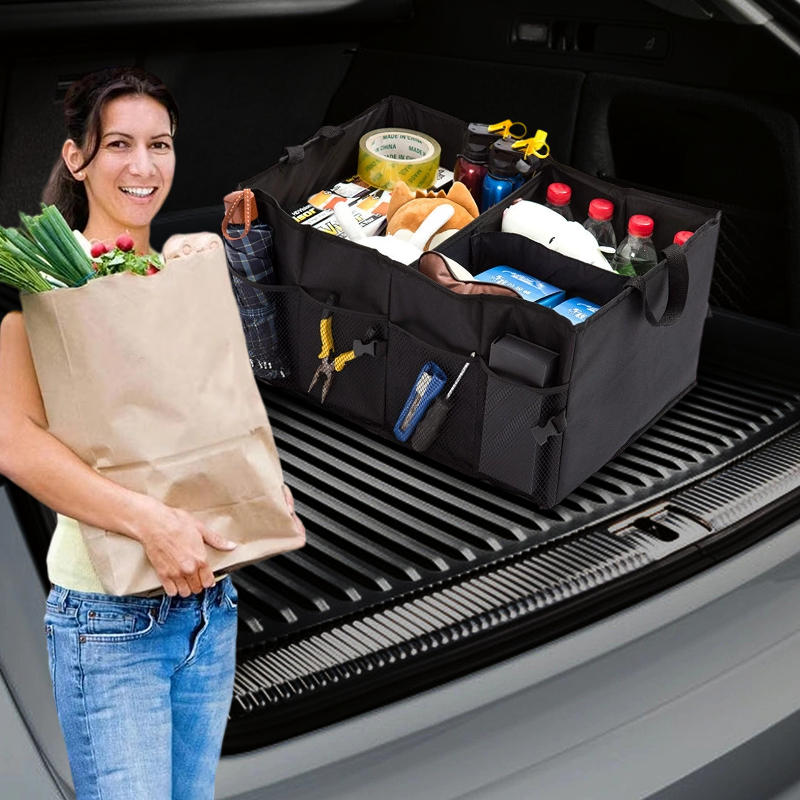 Caro Trunk Organizer | Large-Capacity, Collapsible Design for SUV 7