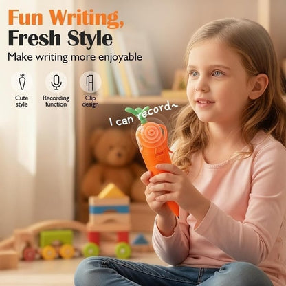 Caro Voice Recorder Pen | 60-Second Audio Recording, Fun Design 1
