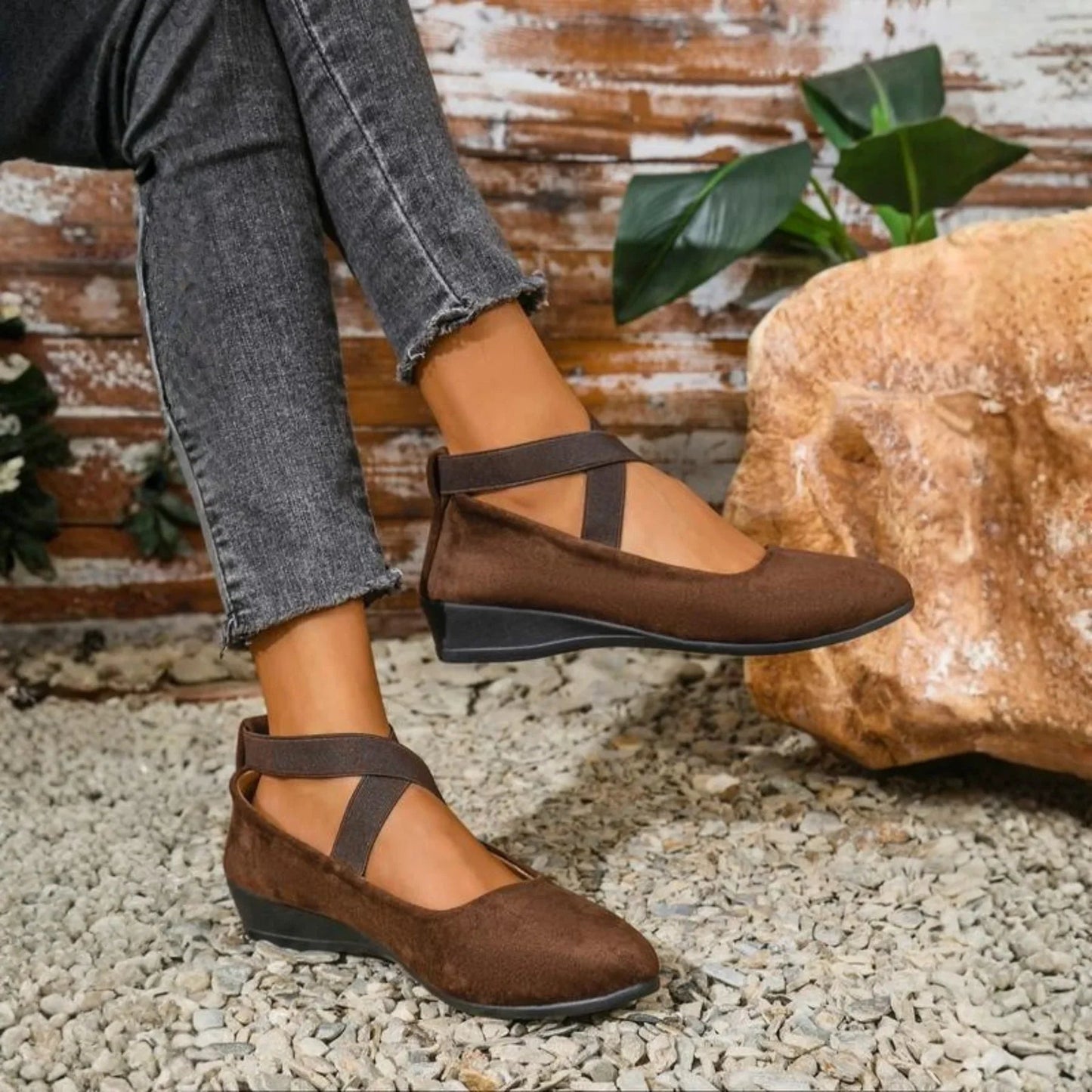 Celine Wedge Ballerina Shoes | Elegant Casual Design 1