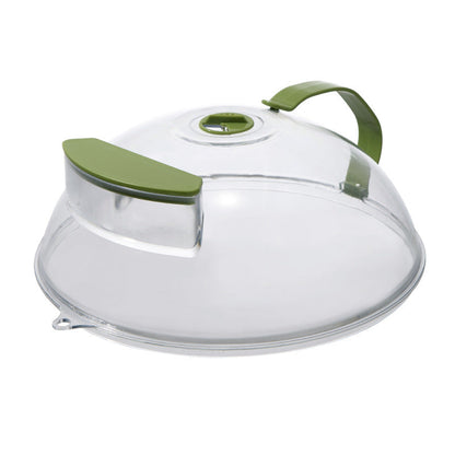 Clea Microwave Cover | Water Steamer with Handle, Prevents Splatter 0