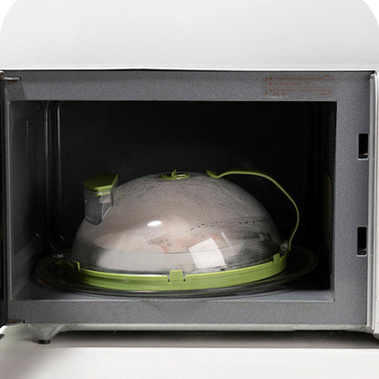 Clea Microwave Cover | Water Steamer with Handle, Prevents Splatter 7