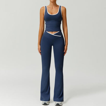Cleo Activewear Set | Premium Stretch Fabric, Matching Workout Set in Pink 4