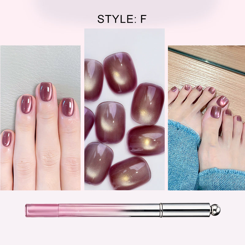Cleo Cat Eye Nail Gel Pen | 6-in-1 Magnetic Formula 12