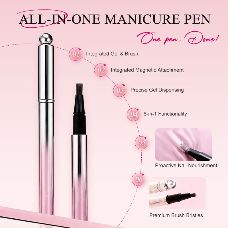 Cleo Cat Eye Nail Gel Pen | 6-in-1 Magnetic Formula 2