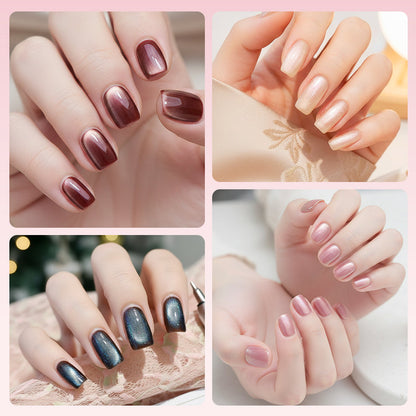 Cleo Cat Eye Nail Gel Pen | 6-in-1 Magnetic Formula 8