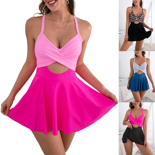 Cleo Cutout Swimsuit | V-Neck, Tummy Control 0