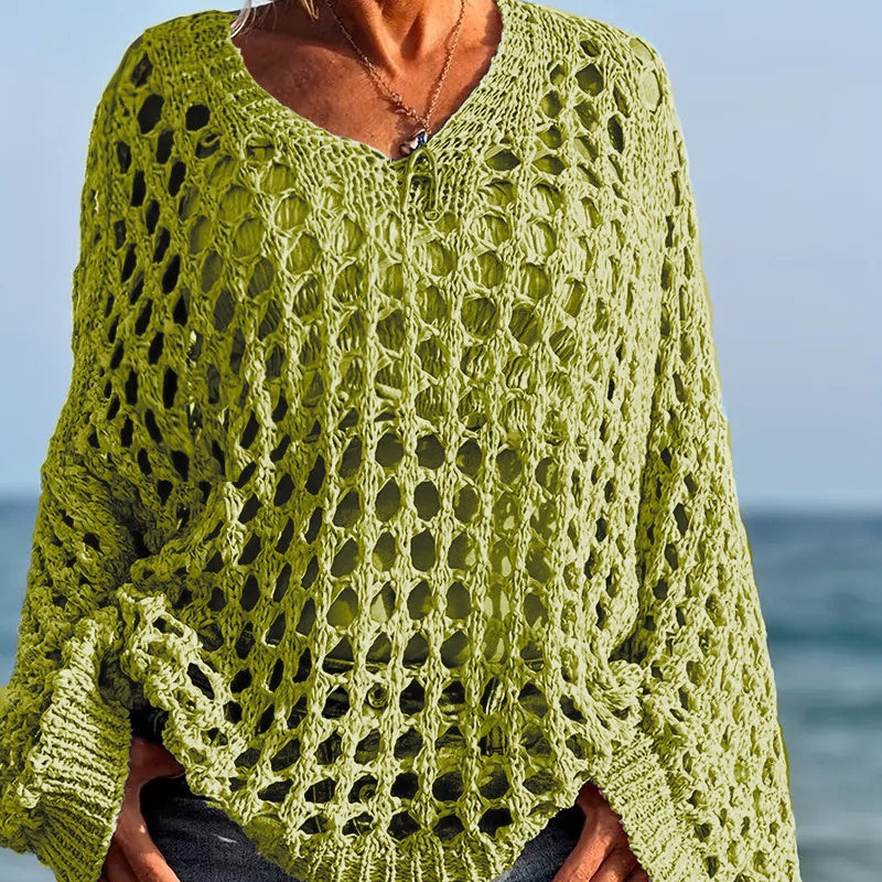Cora Crochet Knit Top | Lightweight, Relaxed Fit Women's Going Out Top 3