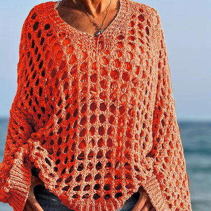 Cora Crochet Knit Top | Lightweight, Relaxed Fit Women's Going Out Top 4