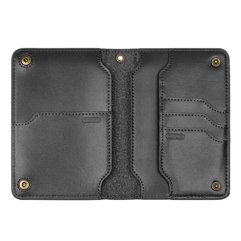 Cora Travel Wallet | Genuine Leather Passport Holder for Men, Compact Design 0