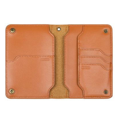 Cora Travel Wallet | Genuine Leather Passport Holder for Men, Compact Design 5