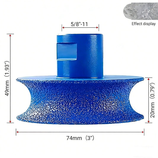 Crest Grinding Wheel | Brazed Diamond Coating 0