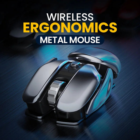 Cryonix Mouse | Wireless Ergonomic Metal Design 0