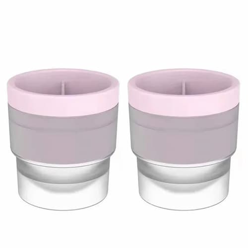 CrystalChill Ice Mold Set | BPA-Free, Makes 3 Round Ice Spheres 1