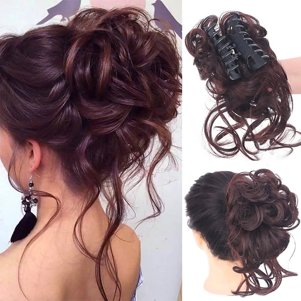 Cura Bun Clip | Premium Synthetic Hair 17
