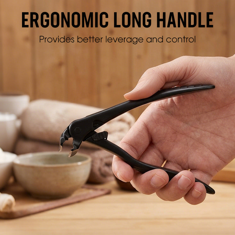 Cura Nail Clipper | Ergonomic Stainless Steel, Wide Jaw for Thick Nails 4