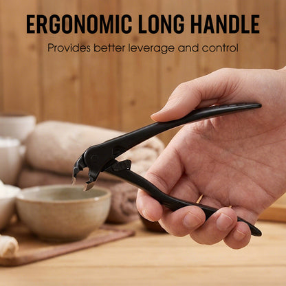 Cura Nail Clipper | Ergonomic Stainless Steel, Wide Jaw for Thick Nails 4