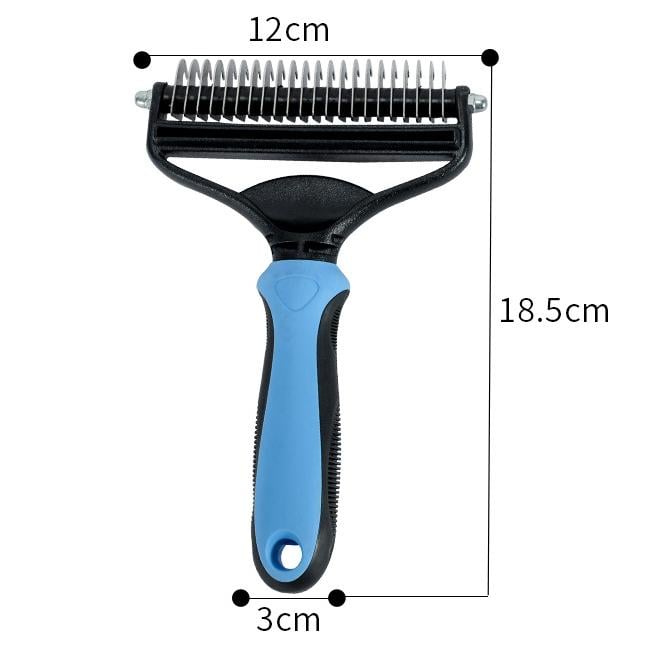 Dapper Dog Brush | 2-in-1 Deshedding and Undercoat Rake for Medium to Large Dogs 0