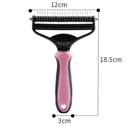 Dapper Dog Brush | 2-in-1 Deshedding and Undercoat Rake for Medium to Large Dogs 11