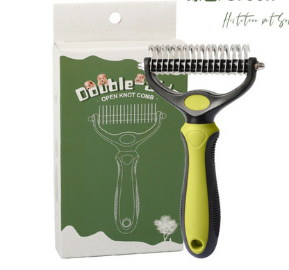 Dapper Dog Brush | 2-in-1 Deshedding and Undercoat Rake for Medium to Large Dogs 9