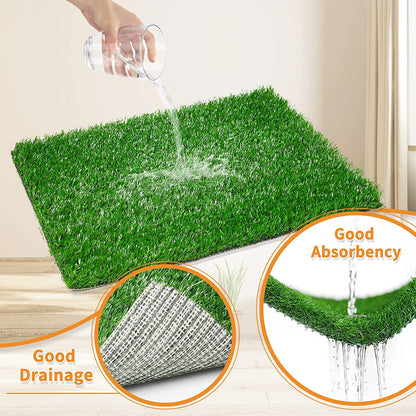 Dapper Dog Turf | Indoor Potty Solution, Easy Clean Grass Pee Pads 4