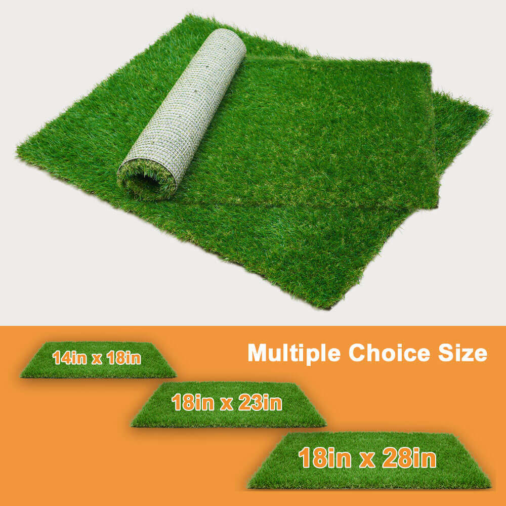 Dapper Dog Turf | Indoor Potty Solution, Easy Clean Grass Pee Pads 6