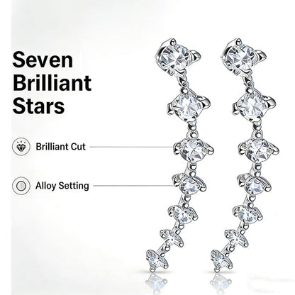 Dazzle Crawler Earrings for Women | Zirconia Stones, Unique Ear Climber Design 3