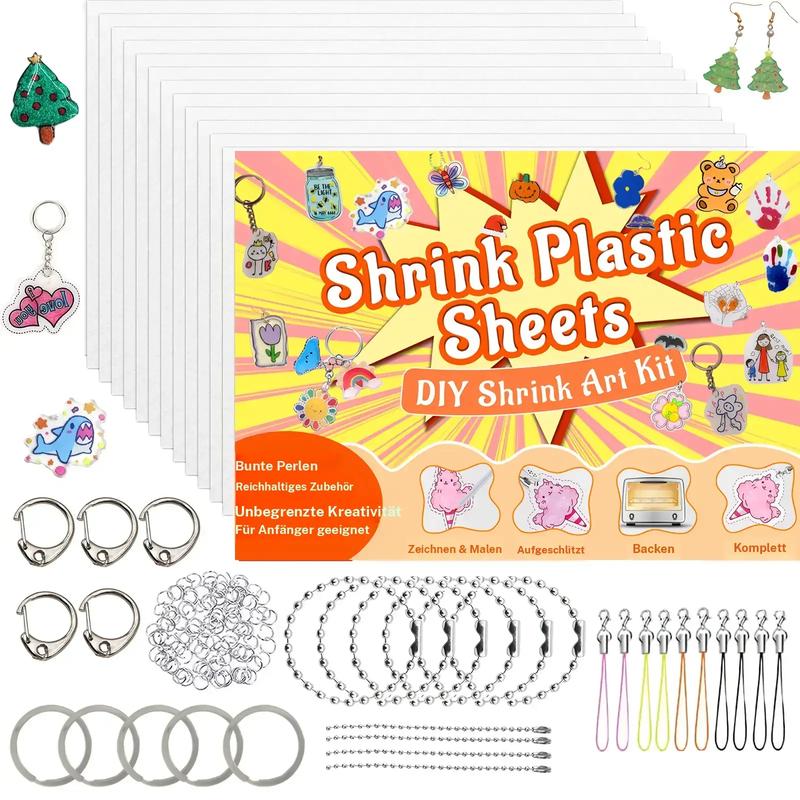 Dazzle Keychain Set | DIY Shrinky Dinks for Kids 0