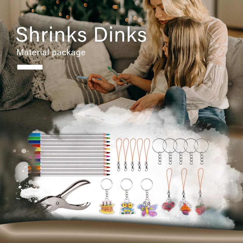 Dazzle Keychain Set | DIY Shrinky Dinks for Kids 4