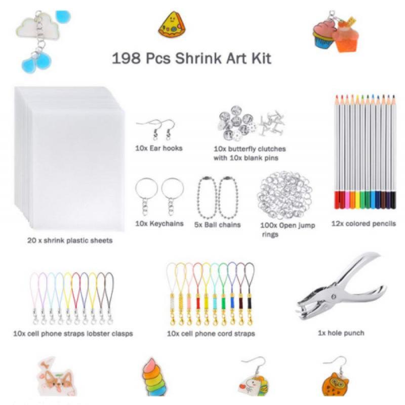 Dazzle Keychain Set | DIY Shrinky Dinks for Kids 9