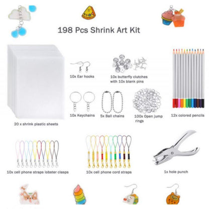 Dazzle Keychain Set | DIY Shrinky Dinks for Kids 9
