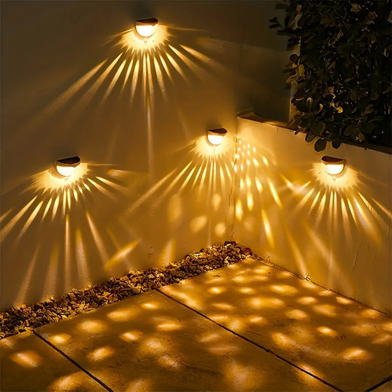 Dazzle Solar Fence Lights | Waterproof, Automatic On/Off, Elegant Design 1