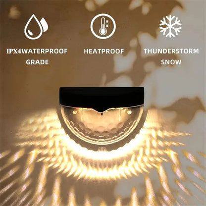 Dazzle Solar Fence Lights | Waterproof, Automatic On/Off, Elegant Design 2