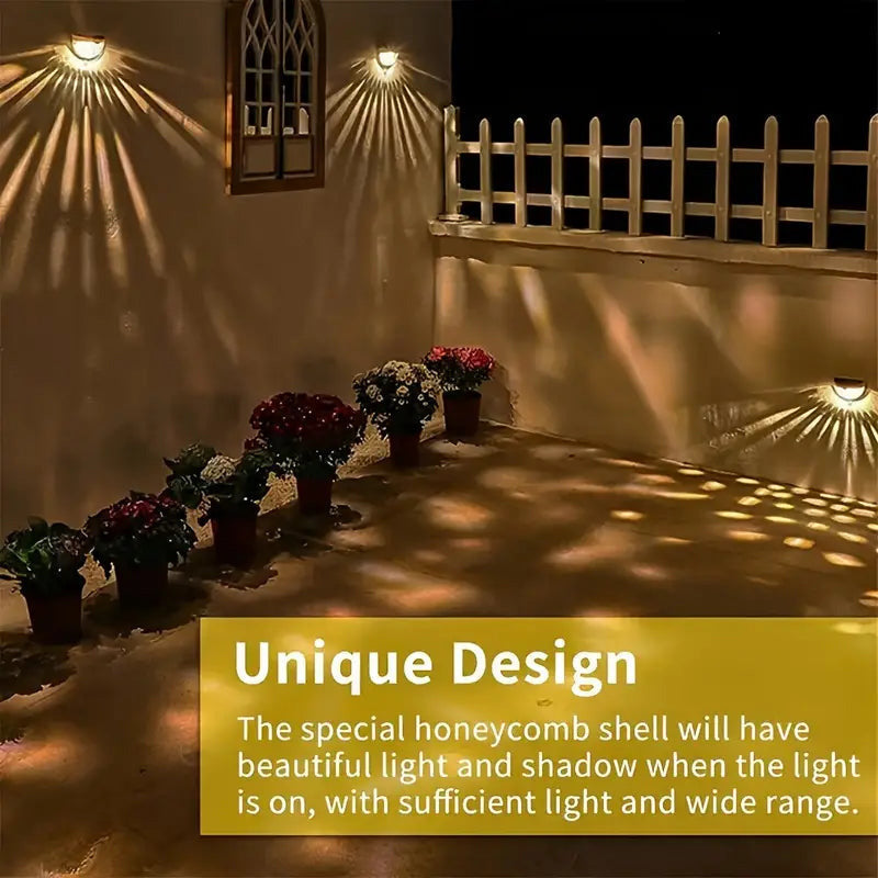 Dazzle Solar Fence Lights | Waterproof, Automatic On/Off, Elegant Design 5