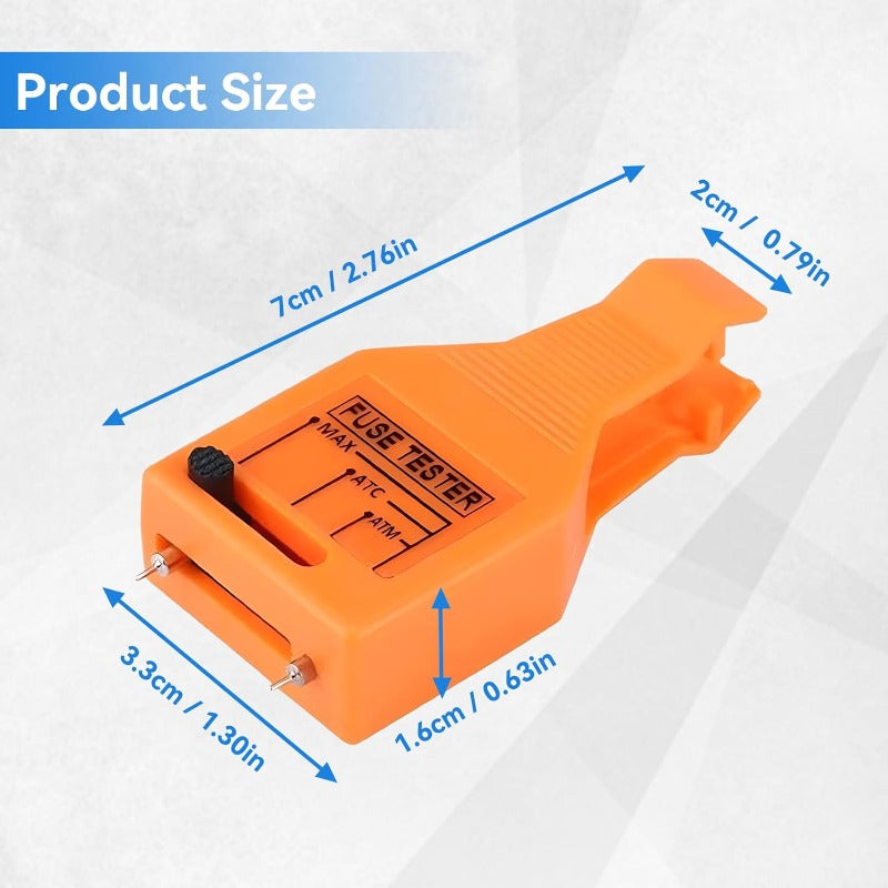 Dura Car Fuse Tester | Dual Functionality for Standard and Mini Fuses 1