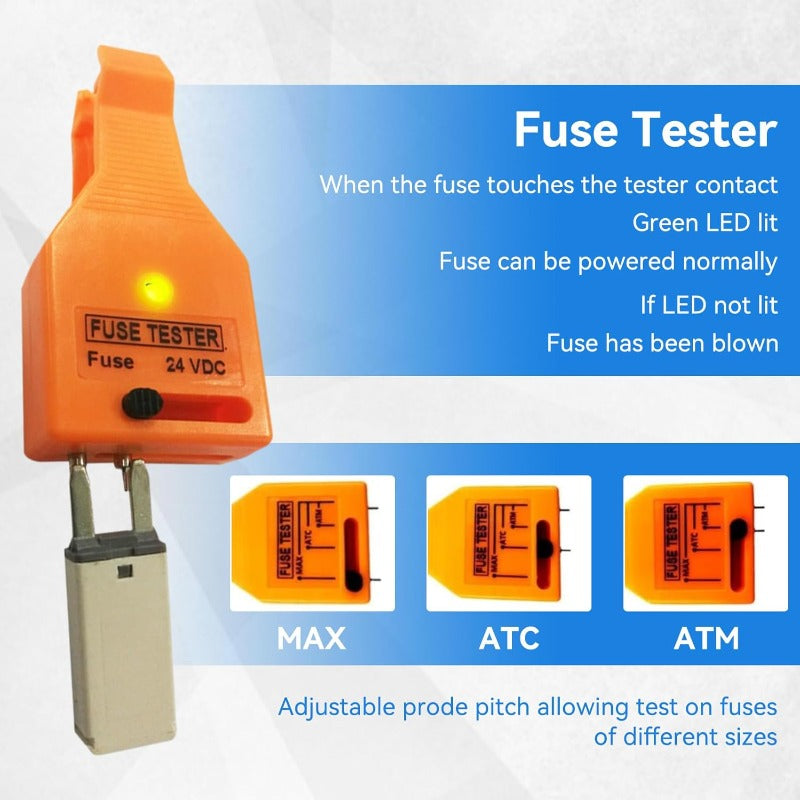 Dura Car Fuse Tester | Dual Functionality for Standard and Mini Fuses 2